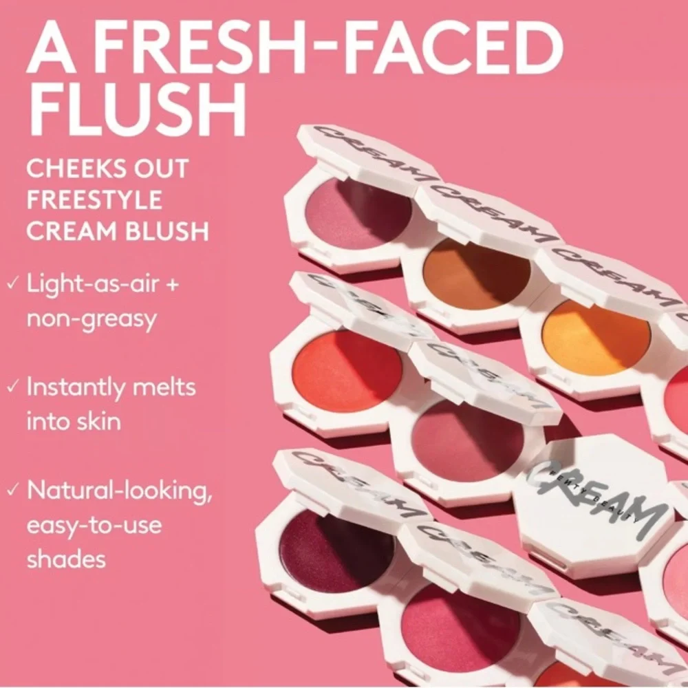 Fenty Cheeks Out Cream Blush Pinky Promise